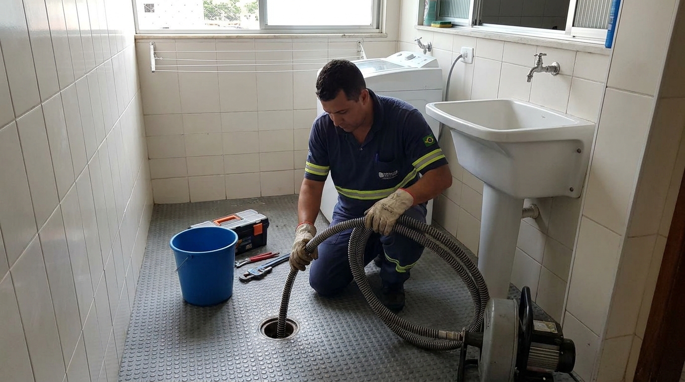 Desobstrução na Cozinha em Vitória da Conquista‑BA